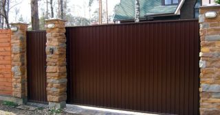 Купить откатные ворота консольные Ивантеевка, цена от 2848 руб.